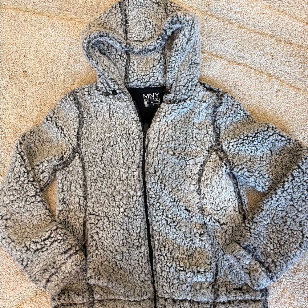 Marc New York Women’s Gray Sherpa Jacket